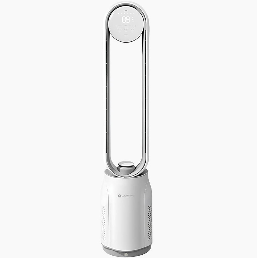 Quạt không cánh Lumias T08 Plus (có khiển- màu trắng)